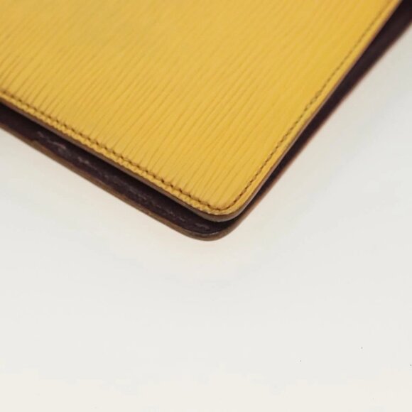 LOUIS VUITTON Epi Agenda MM Day Planner Cover Yellow R20049 LV Auth 136711 - Picture 5 of 16